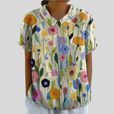Elegante Bloemige Top