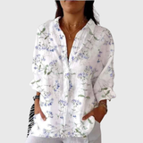 Lichte en kleurrijke blouse met print
