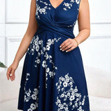 Danica - Bloemenjurk met Wikkelstijl