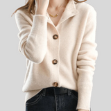 Claire | Retro Stijl Kasjmier Cardigan