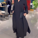 Sylvie - Lange losse jurk