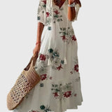 Amalia | Vintage Boho Maxi Zomerjurk