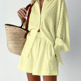 Elizabeth - Set van Blouse en Lichte Shorts