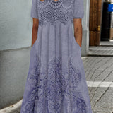 INDIGO | ELEGANTE MIDI BLOEMENJURK