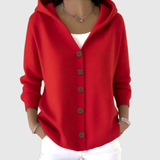 Comfortabele Gebreide Hoodie Cardigan