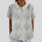 Bloemige Comfortabele Elegante Top