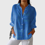 Lichte en kleurrijke bedrukte blouse
