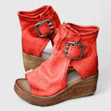Karline - Klassieke Wedge Sandalen