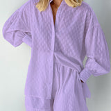 Elizabeth - Set van Blouse en Lichte Shorts
