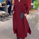 Sylvie - Lange losse jurk