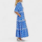 JULIANA | MIDI JURK MET KETTINGPATROON