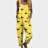 Comfortabele bedrukte overall