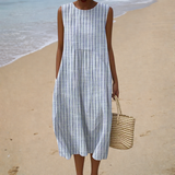 Zomerse Comfortabele Mouwloze Jurk