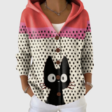 Comfortabele Gebreide Hoodie Cardigan