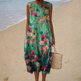 Zomerse Comfortabele Mouwloze Jurk