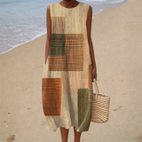 Zomerse Comfortabele Mouwloze Jurk