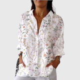 Lichte en kleurrijke bedrukte blouse