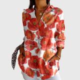 Lichte en kleurrijke geprinte blouse