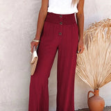 Riana - Hoge Taille Relaxed Broek