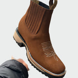 Leren cowboylaarzen