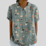 Bloemige Comfortabele Elegante Top