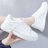 Chique witte sneakers met licht comfort