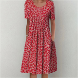 Hailey | Elegante en casual bloemenjurk met zakken