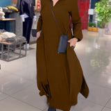 Sylvie - Lange losse jurk