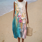 Zomerse Comfortabele Mouwloze Jurk