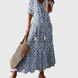 Amalia | Vintage Boho Maxi Zomerjurk