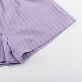 Viola - Ensemble Met Knopshirt en Luchtige Shorts