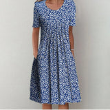 Hailey | Elegante en casual bloemenjurk met zakken