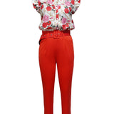 Florabel - Elegant Set met Volant Mouwen