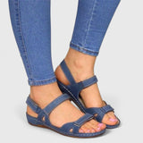 Avrie - Comfortabele Platte Sandalen