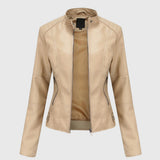 Giorgina™ - Elegante Leren Jas voor Dames