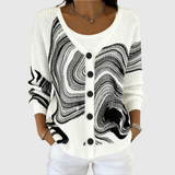 Comfortabele Gebreide Cardigan met Knopen