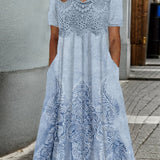 INDIGO | ELEGANTE MIDI BLOEMENJURK