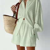 Elizabeth - Set van Blouse en Lichte Shorts