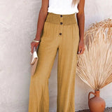 Riana - Hoge Taille Relaxed Broek