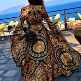 Faye - Boho Geprinte Jurk
