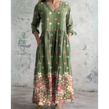 ELEANOR | MAXI JURK VINTAGE BLOEMEN