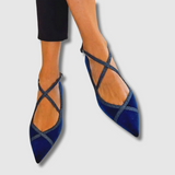 Noëlle™ | Chic Marineblauwe Instappers