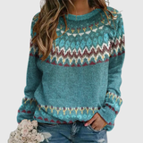 Regina | Trui met Retro Wave Patroon