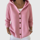 Comfortabele Gebreide Hoodie Cardigan