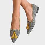 Odessie - Moderne geruite mocassin
