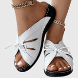 Darcy - Chic Instap Sandalen met Strik