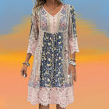 NAYA | MIDI JURK VLOEIENDE BOHO LUXE