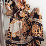 Faye - Boho Geprinte Jurk