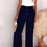 Riana - Hoge Taille Relaxed Broek