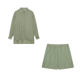 Elizabeth - Set van Blouse en Lichte Shorts